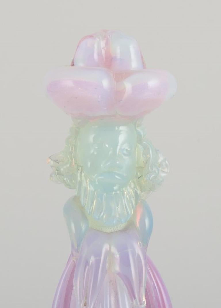 Art Glass Murano, Italy. Large sculpture in art glass. A religious official. For Sale