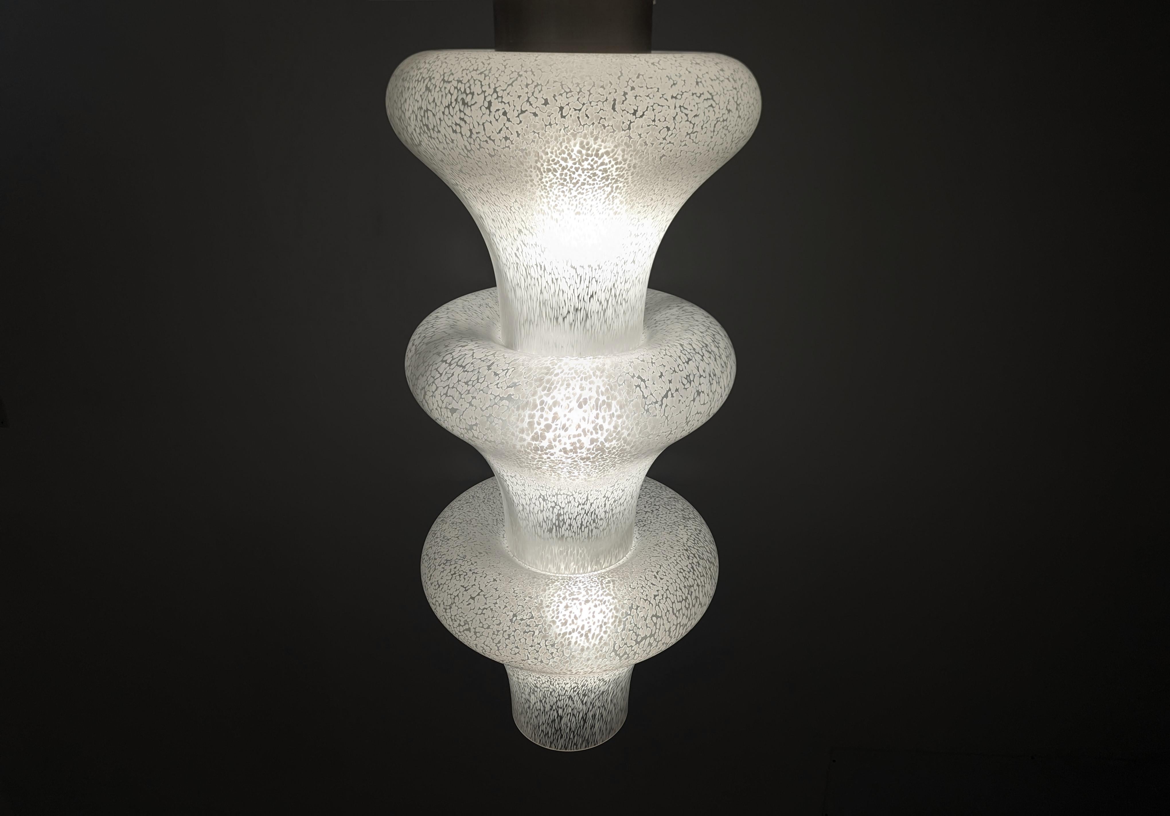 Late 20th Century Murano lamp by Carlo Nason for Mazzega 1970s For Sale