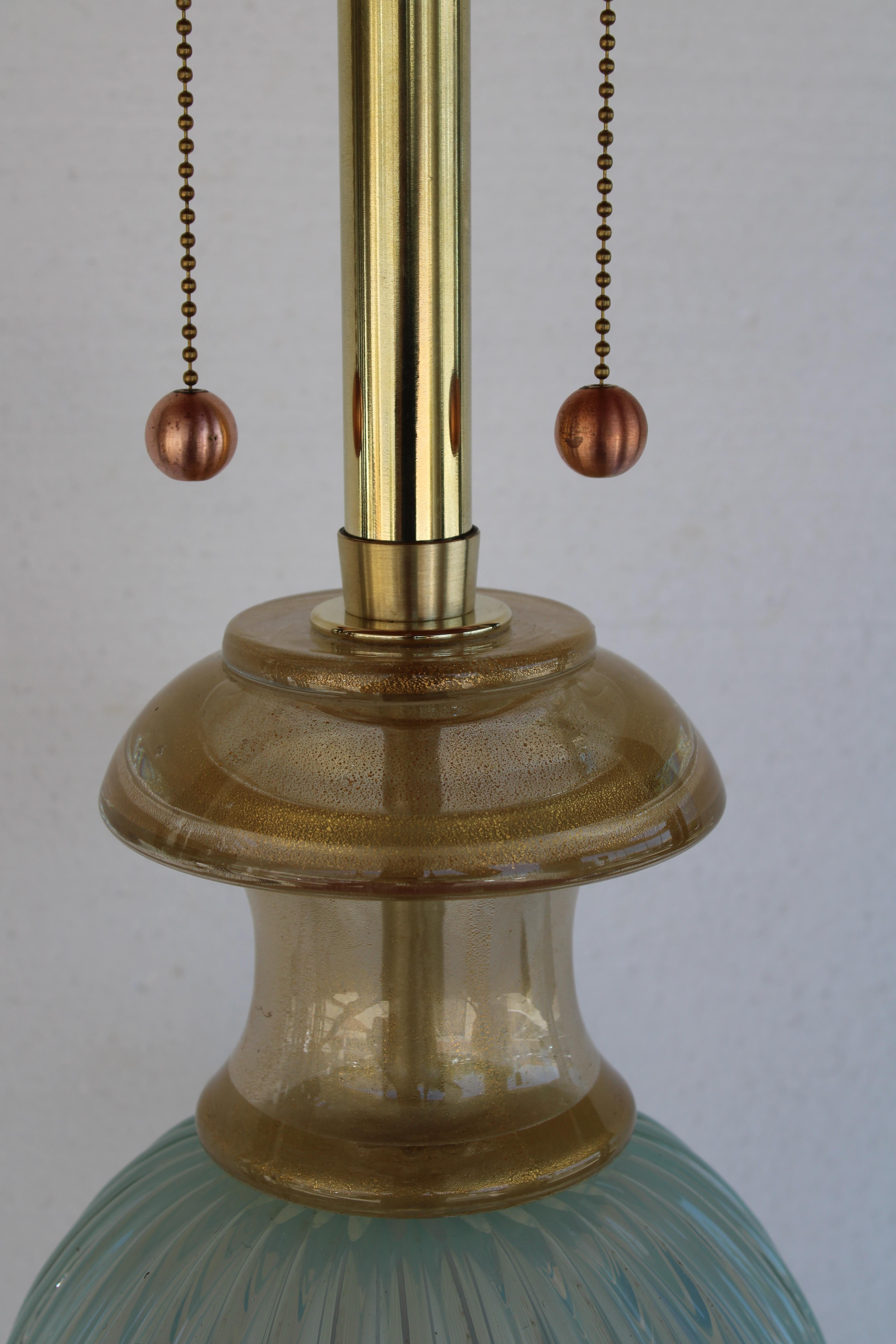 Lámpara de Murano de The MARBRO Lamp Company, Los Ángeles, CA. Estadounidense en venta