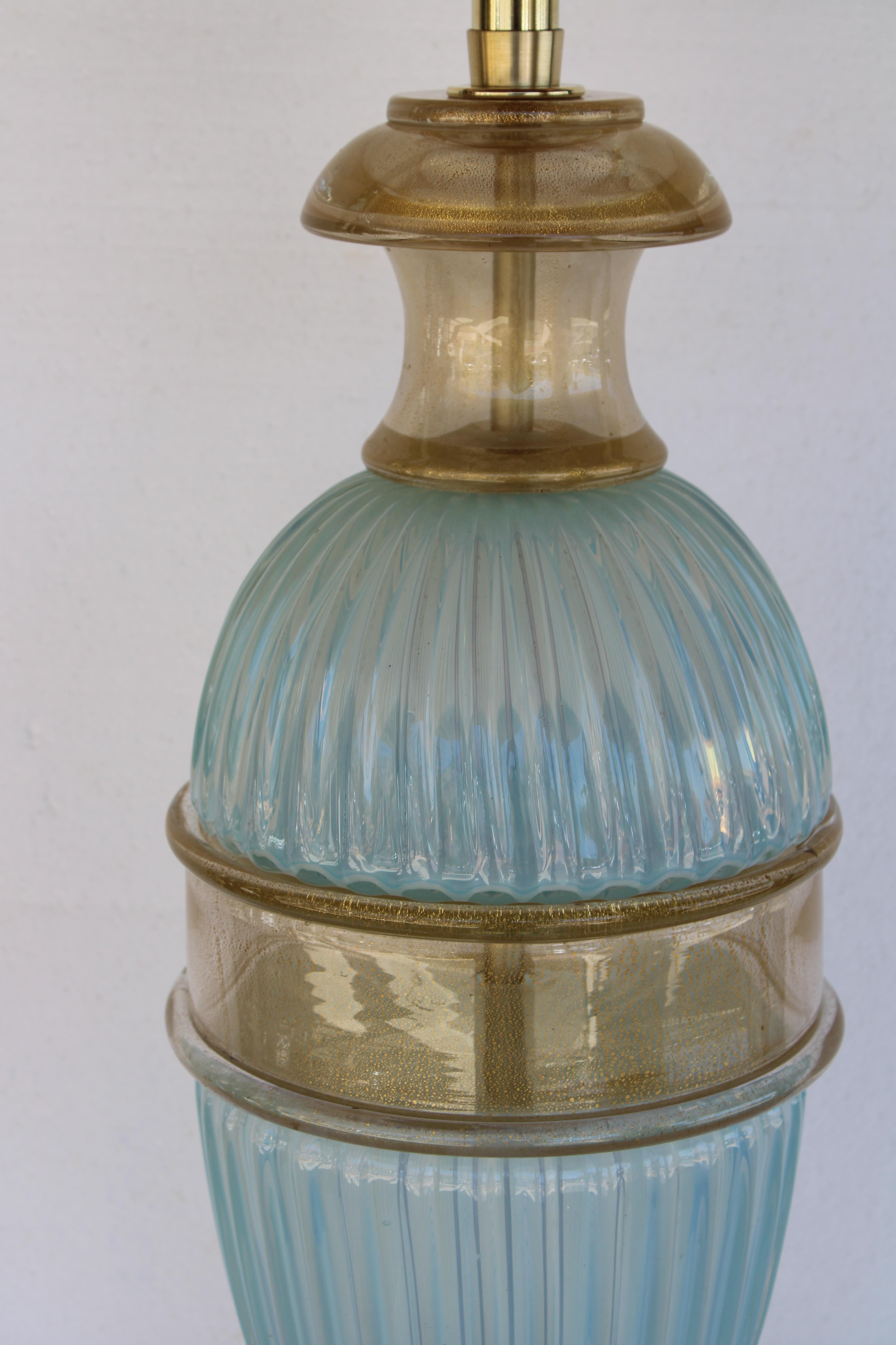 Lámpara de Murano de The MARBRO Lamp Company, Los Ángeles, CA. finales del siglo XX en venta