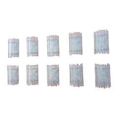 Murano Lampade da parete set di n. 10 Attr. Zuccheri anni ‘60
