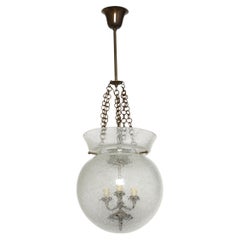 Lanterne de Murano en verre Pulegoso, Italie, années 1960