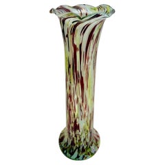 Murano Large Vase Multicoloured and with Gold Inclusions