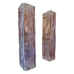 Murano Lavender Granola Glass Sconces