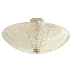 Murano Leaf Textured Ceiling Fixture