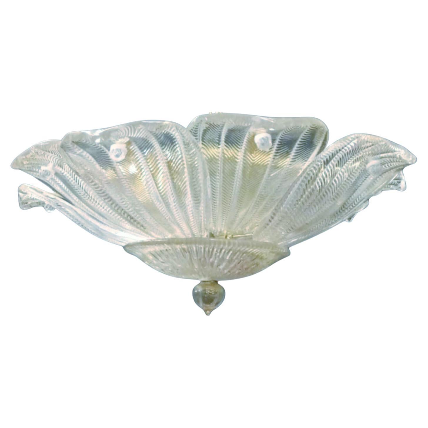 Foglie di Murano trasparenti