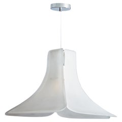 Murano Ls185 Tulip Pendant Light by Carlo Nason for Mazzega, Italy 1970s