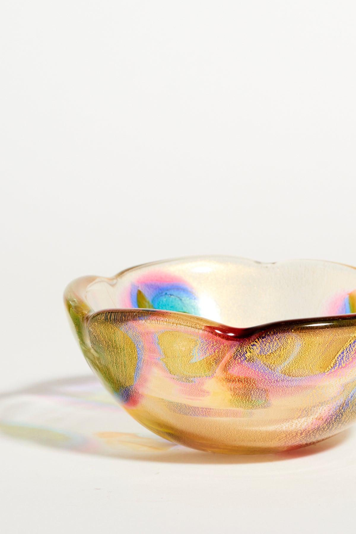 Murano Macchie Bowl In Excellent Condition In New York, NY