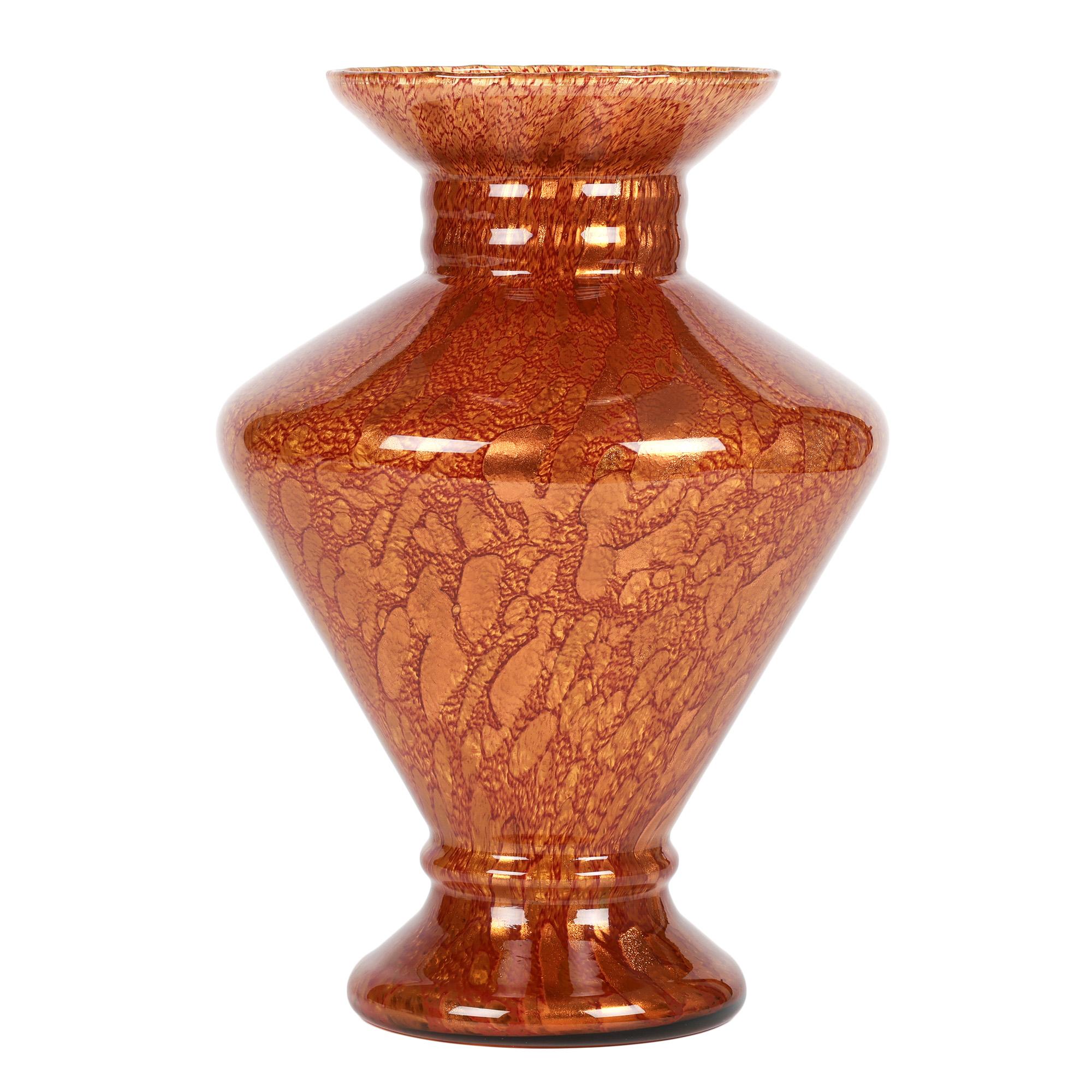 Murano Maestri Vetrai Exceptional Hand-Blown Art Glass Vase For Sale 2