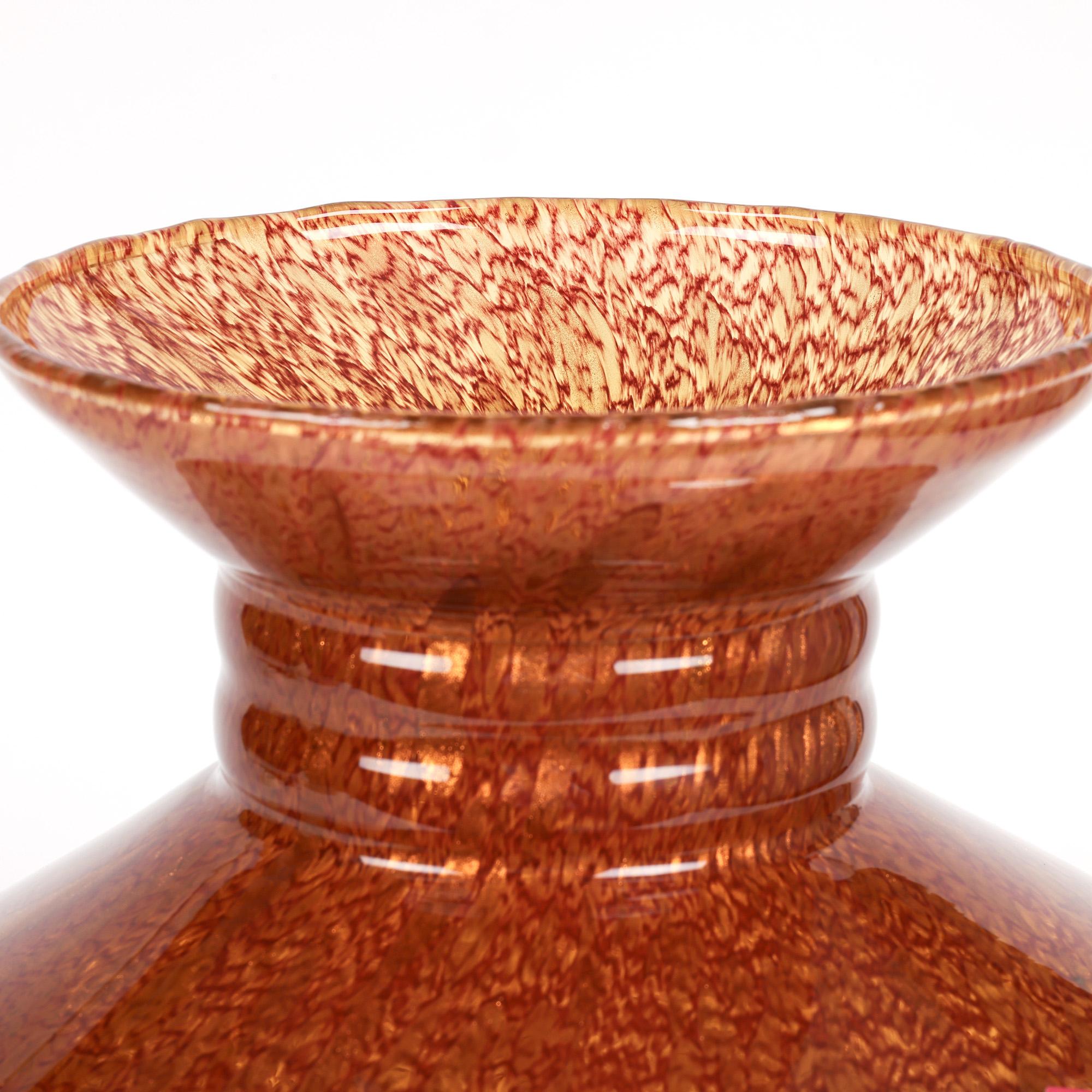 Murano Maestri Vetrai Exceptional Hand-Blown Art Glass Vase For Sale 11