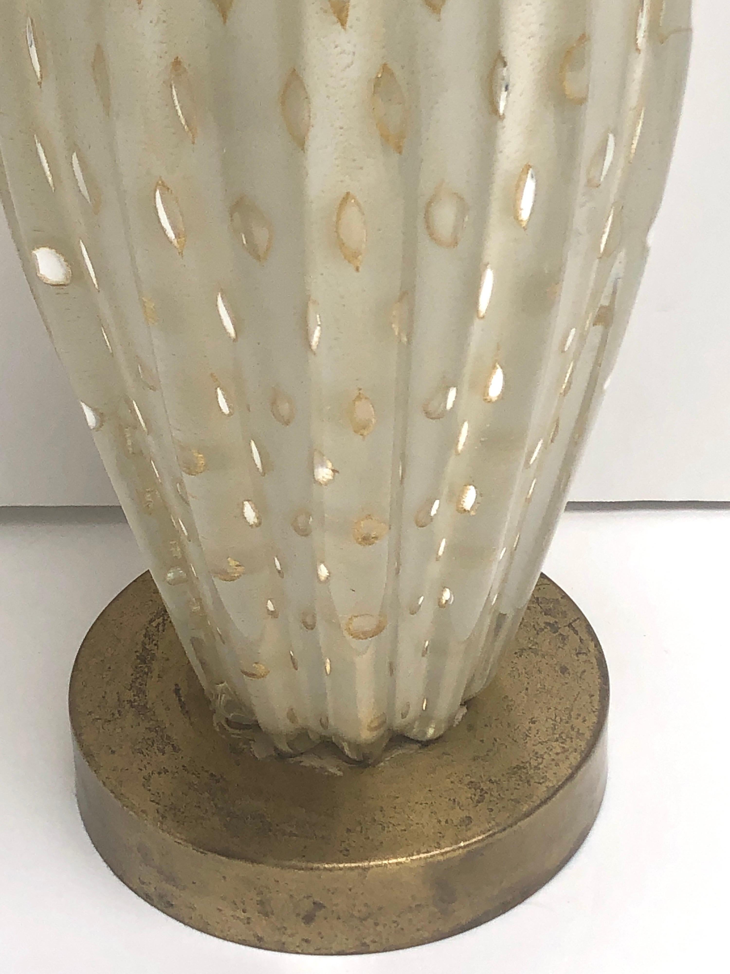 Mid-20th Century Murano Midcentury Art Glass Table Lamp, 1950s