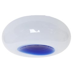 Murano mid-century modern flush mount light, Italy circa 1960s