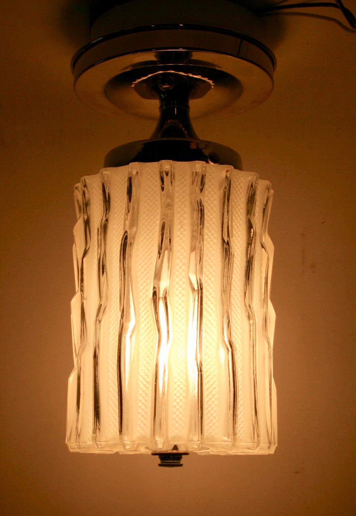 Mid Century Murano Glass Ceiling Light(4 available) For Sale 1