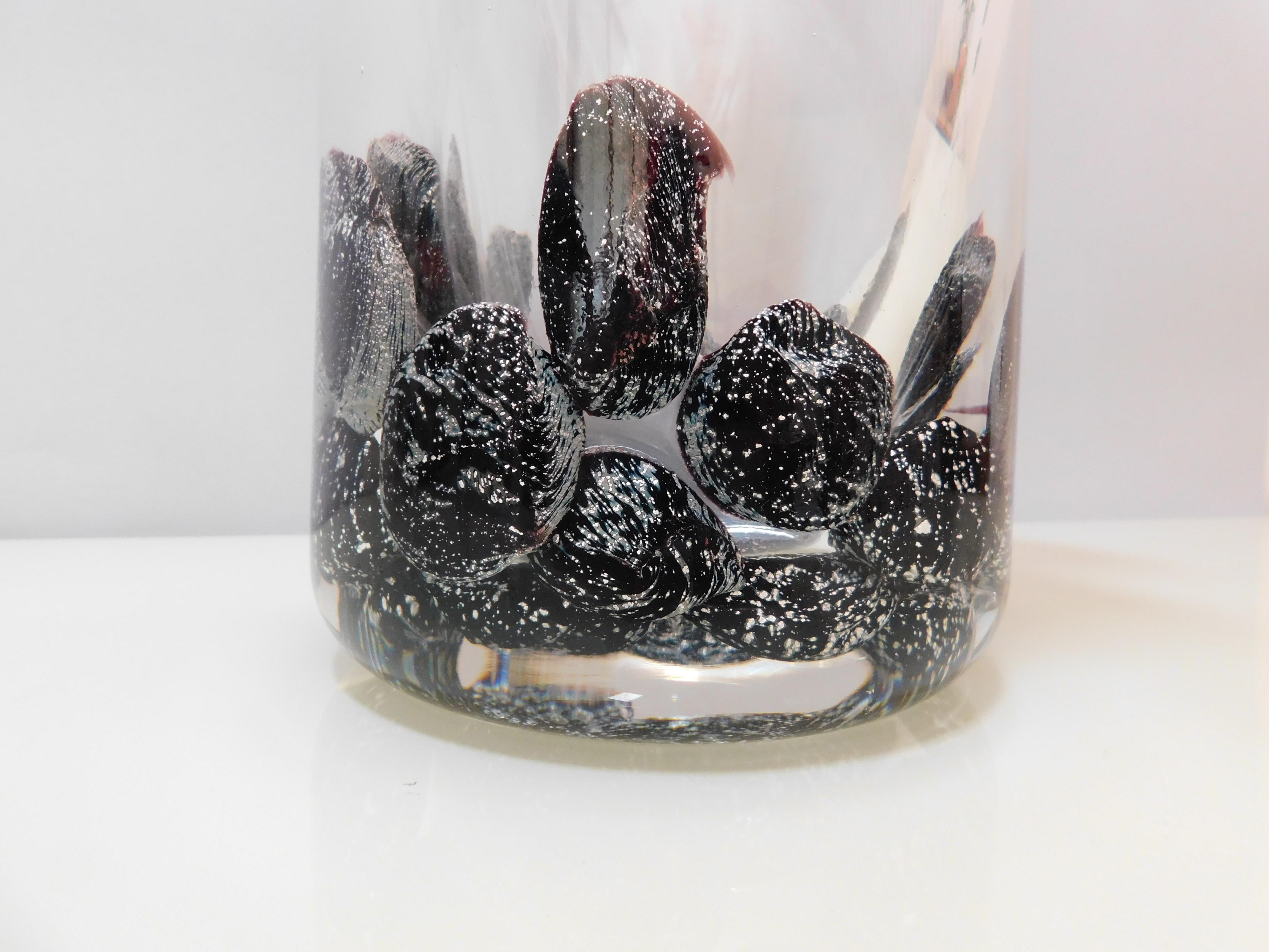 Murano-Vase in Milchweiß von Lorenzo Povolato im Angebot 2