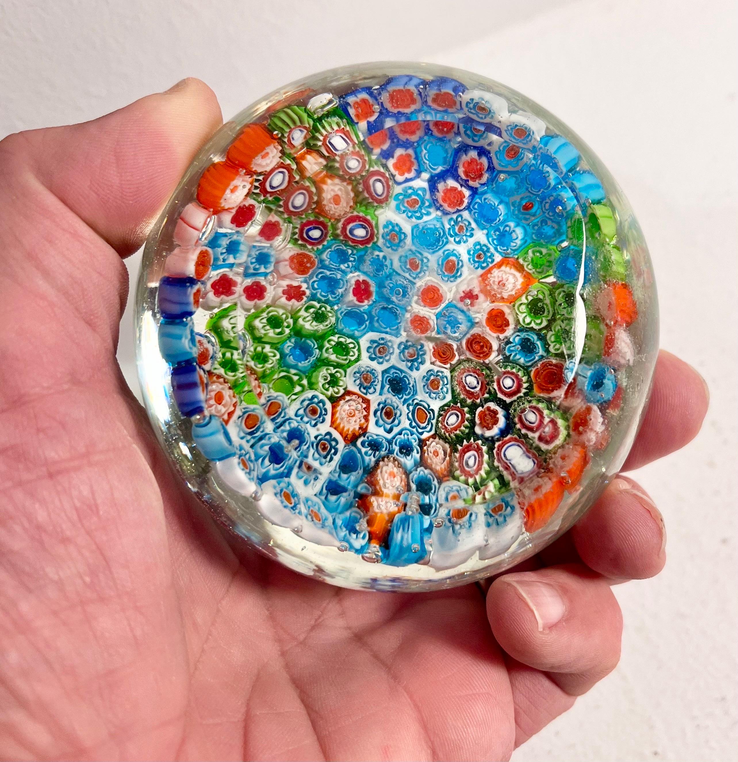 italien Presse-papier en verre d'art 