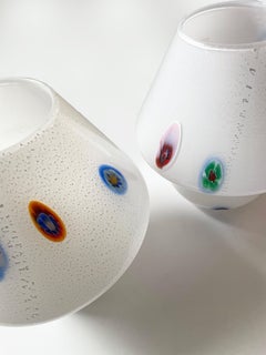 Murano Millefiori Mushroom Lamps