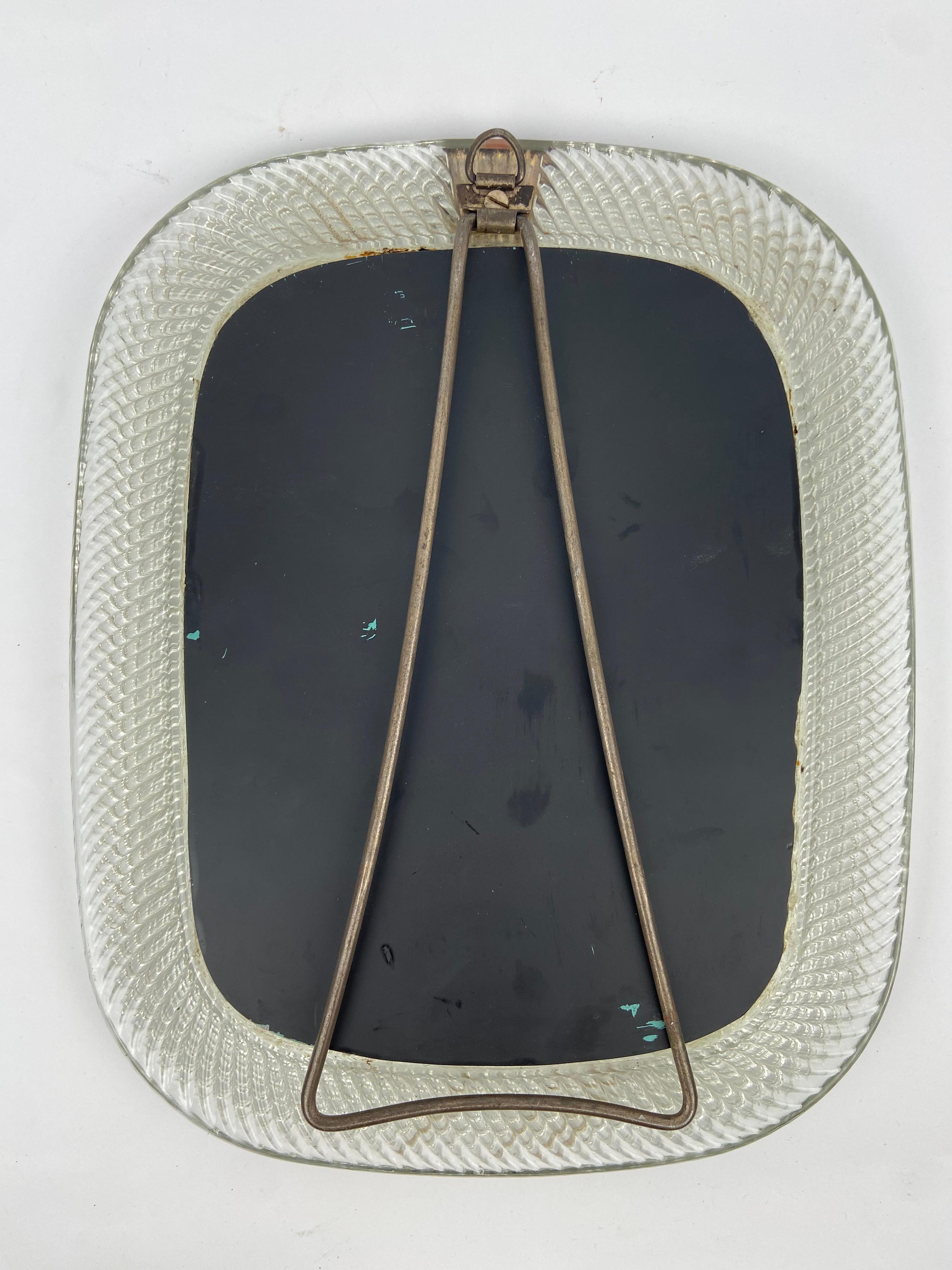 Miroir de Murano par Barovier & Toso. Bon état - En vente à 'S-HERTOGENBOSCH, NL