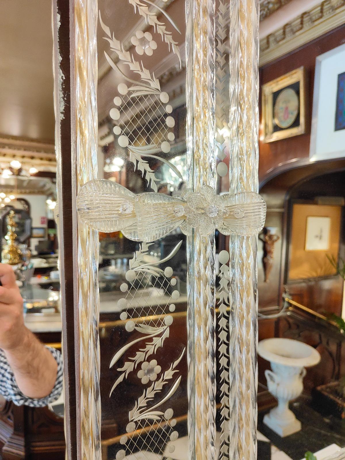 Italian Murano Mirror from 70 S Italy 20th Century For Sale