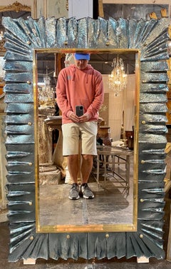Murano Mirror in Fontana Green