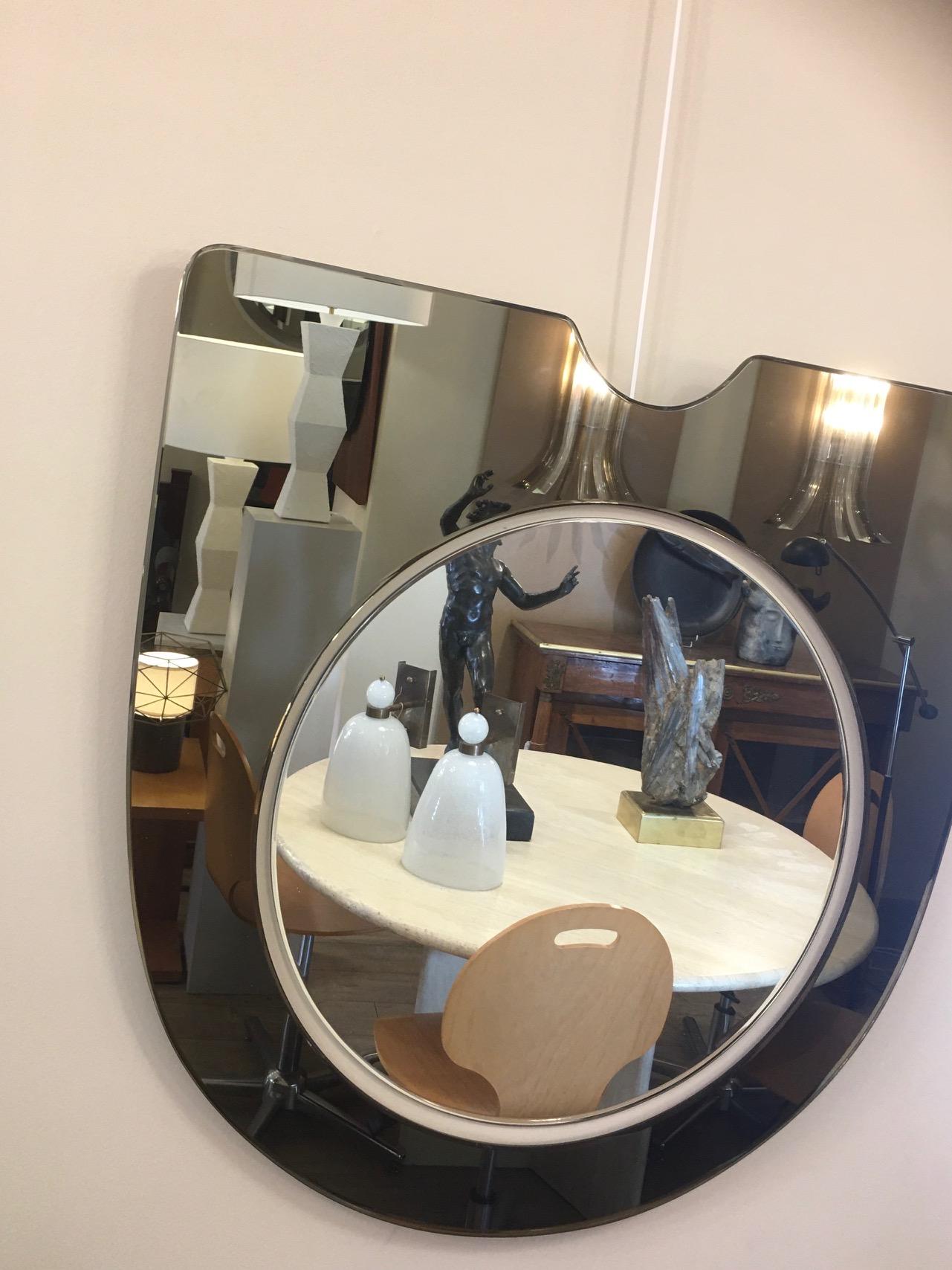Aesthetic Movement Murano Mirror, Italy, 1970 For Sale
