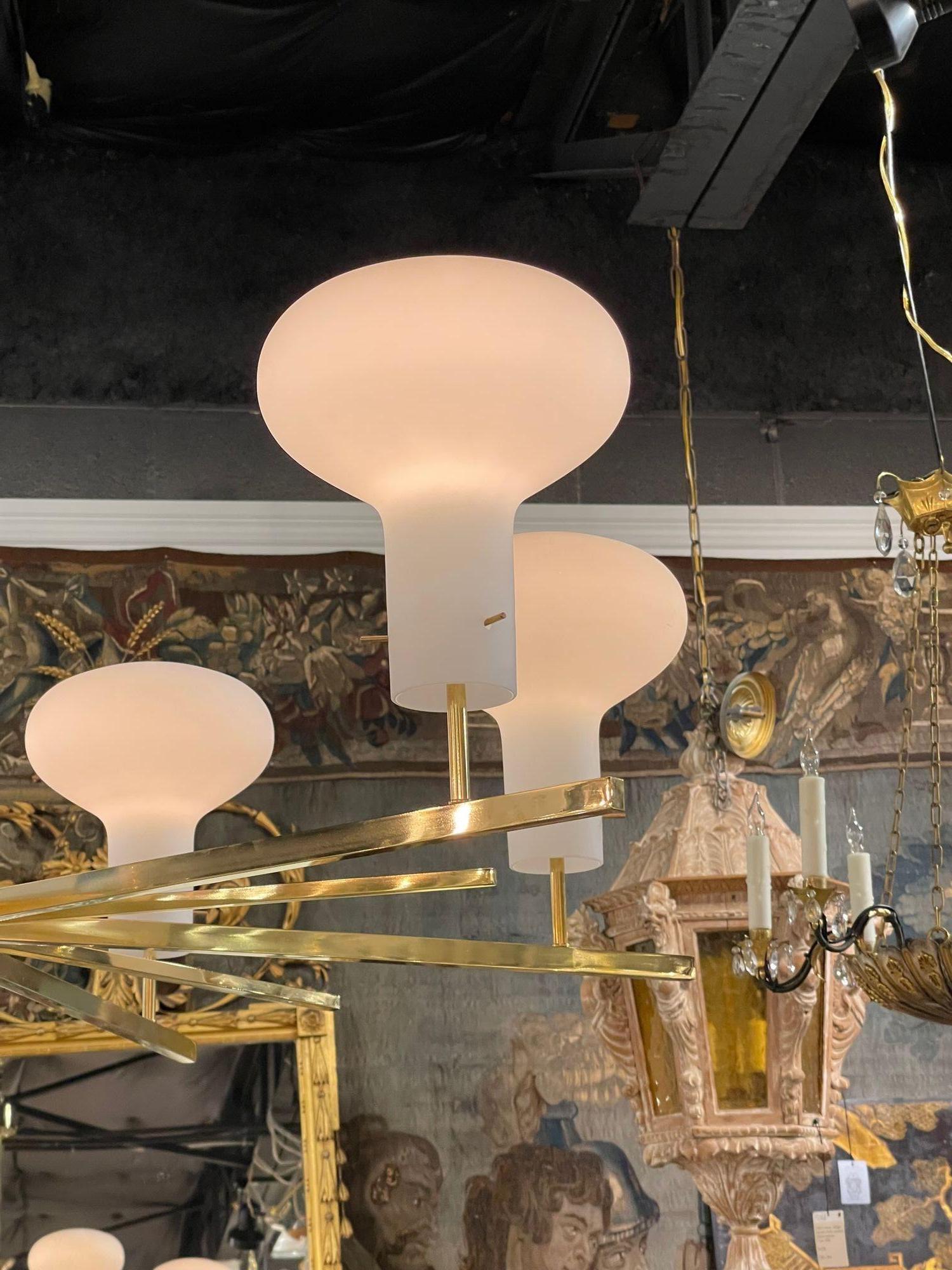 Contemporary Murano Modern Chandelier For Sale
