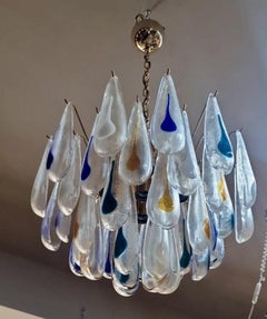 Murano Multicolor "Drop" Chandelier