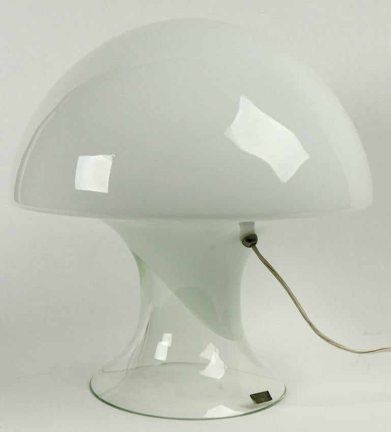 Murano Mushroom Lamp by Gino Vistosi 4