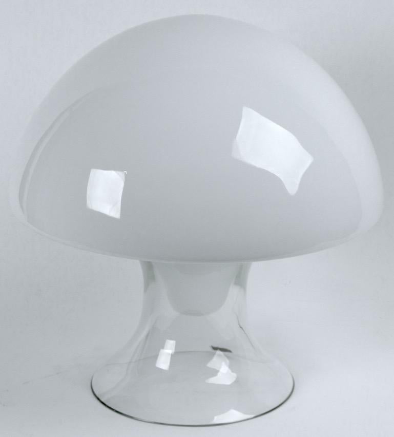 Italian Murano Mushroom Lamp by Gino Vistosi