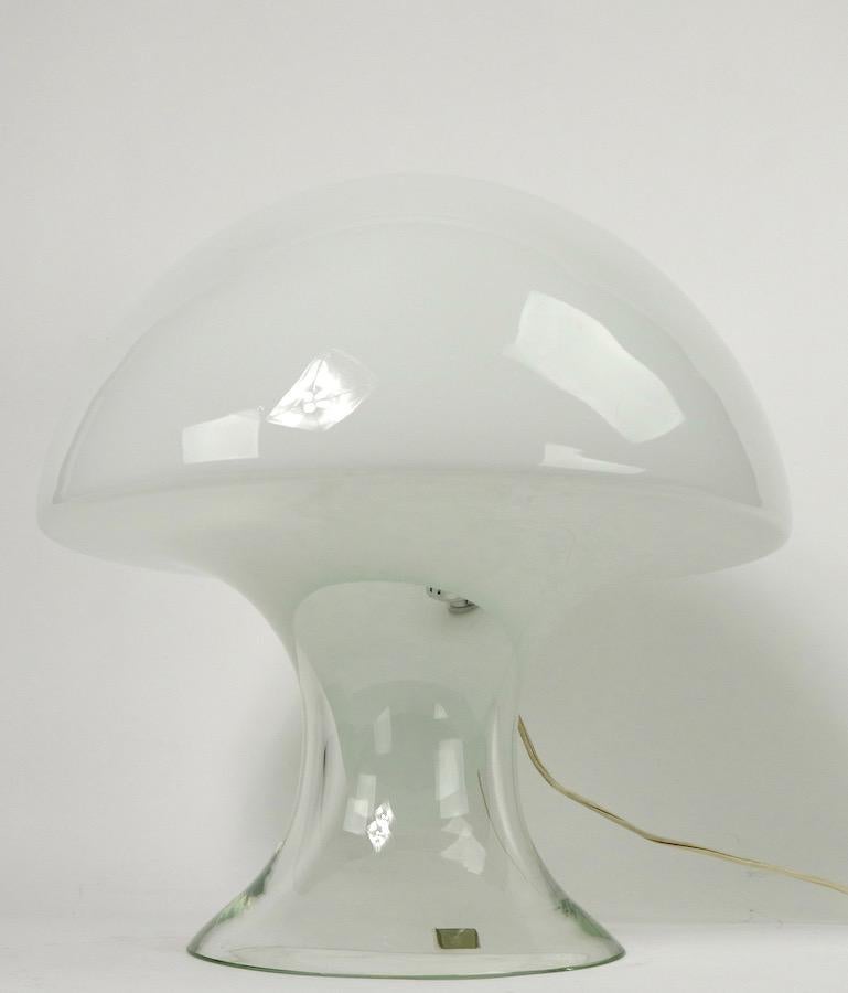 Art Glass Murano Mushroom Lamp by Gino Vistosi