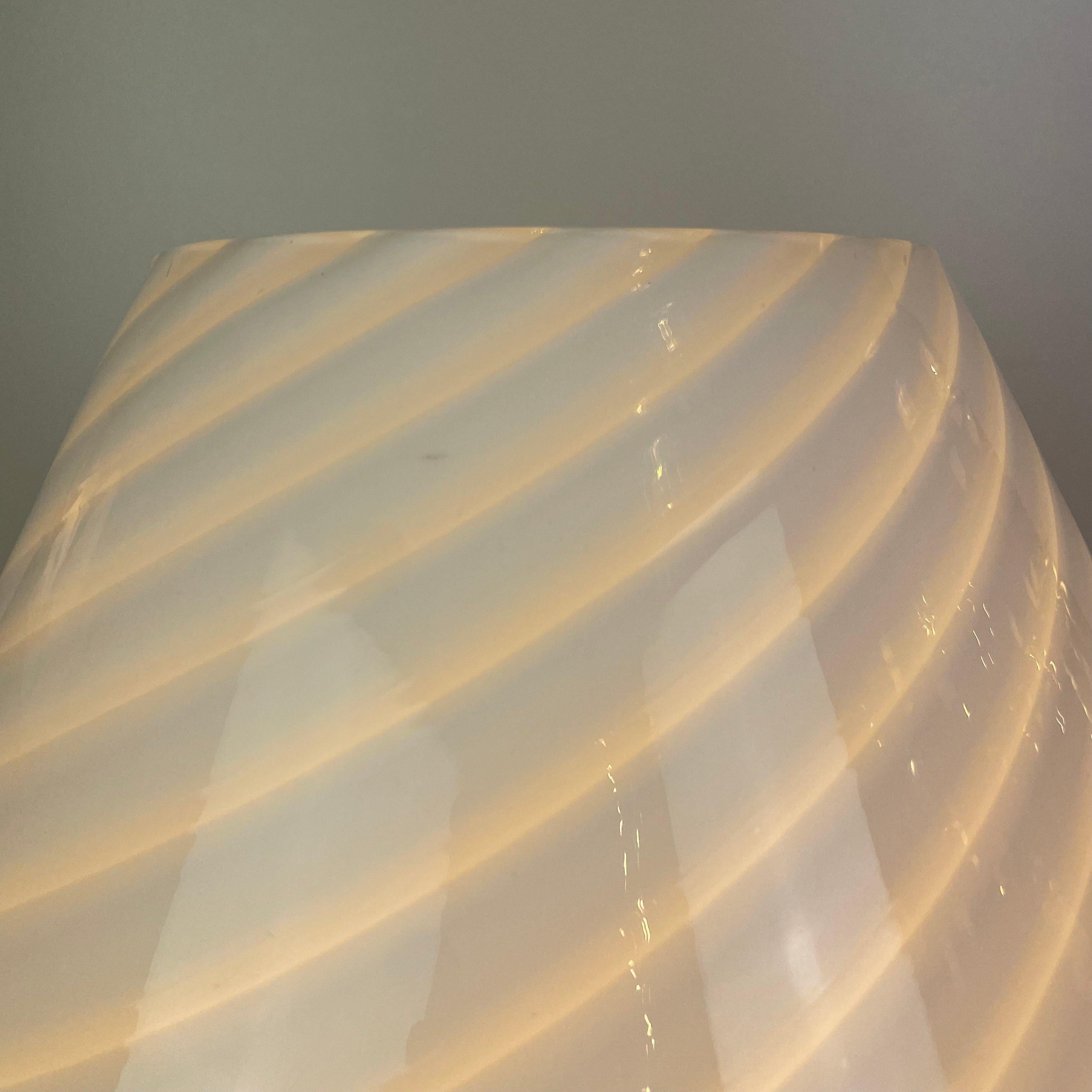 Murano Mushroom Table Lamp, 1970s For Sale 8