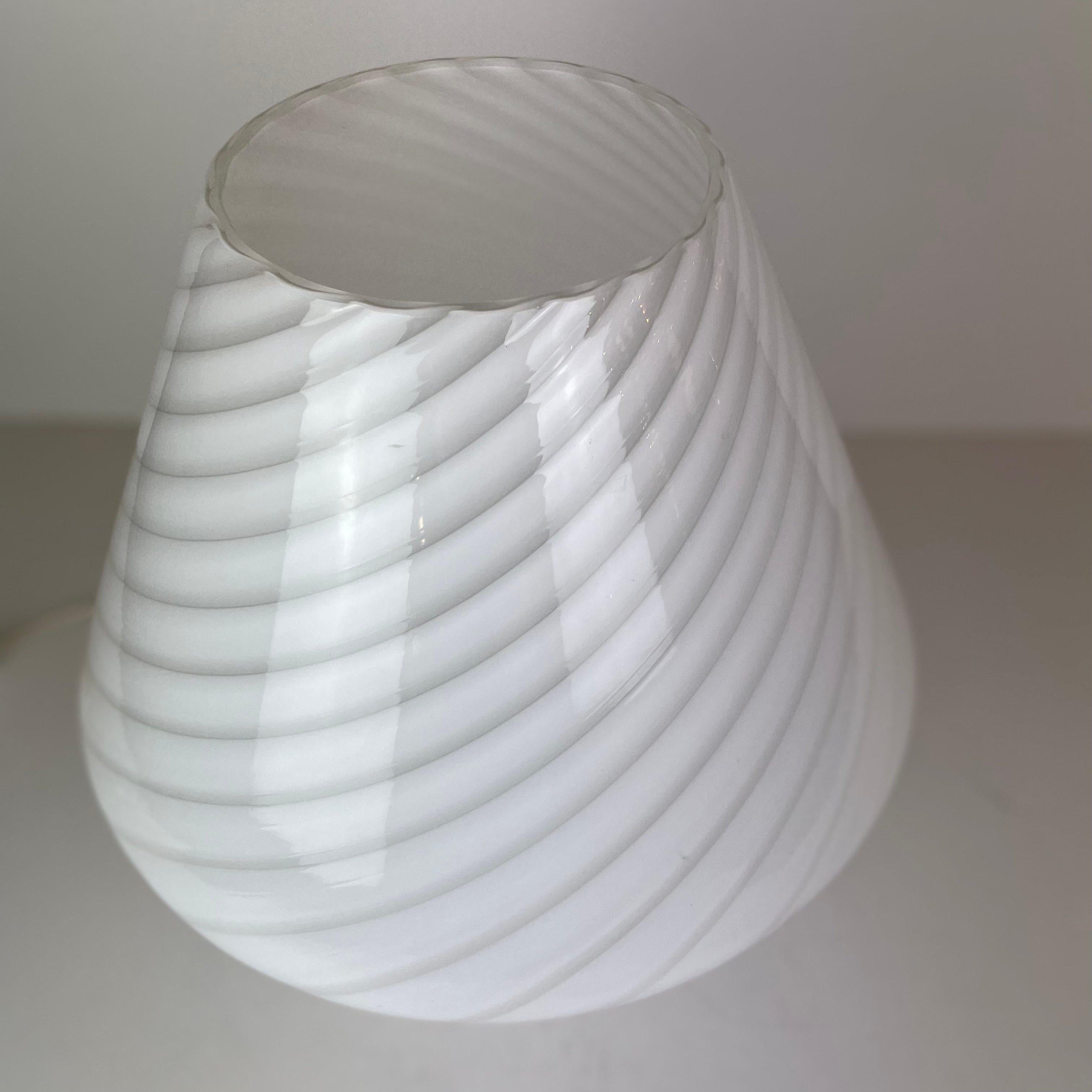 Murano Mushroom Table Lamp, 1970s For Sale 9