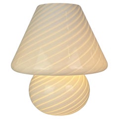 Lámpara de mesa seta de Murano, años 70