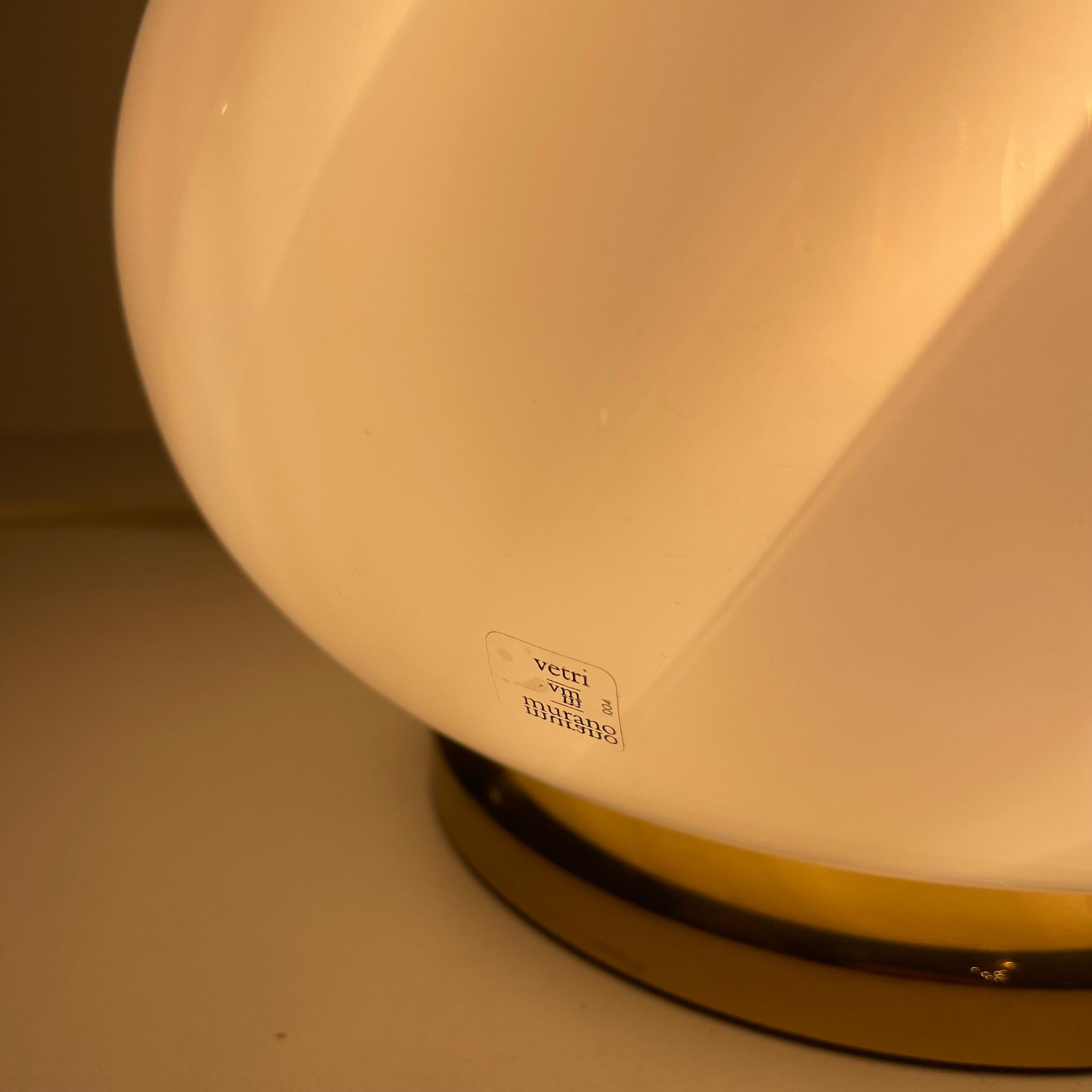 Murano Mushroom Table Lamp, 1980s For Sale 2