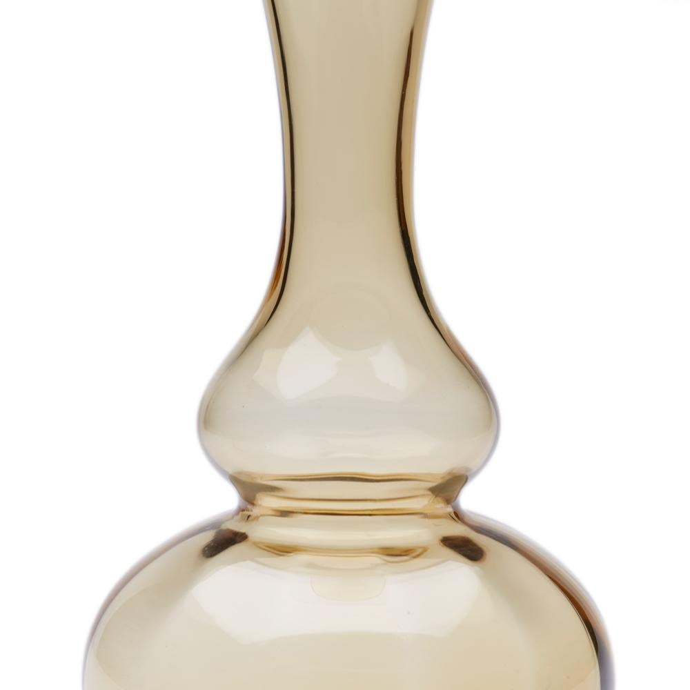 Early 20th Century Murano MVM Cappelin Soffiati Glass Knop Neck Vase, circa 1925
