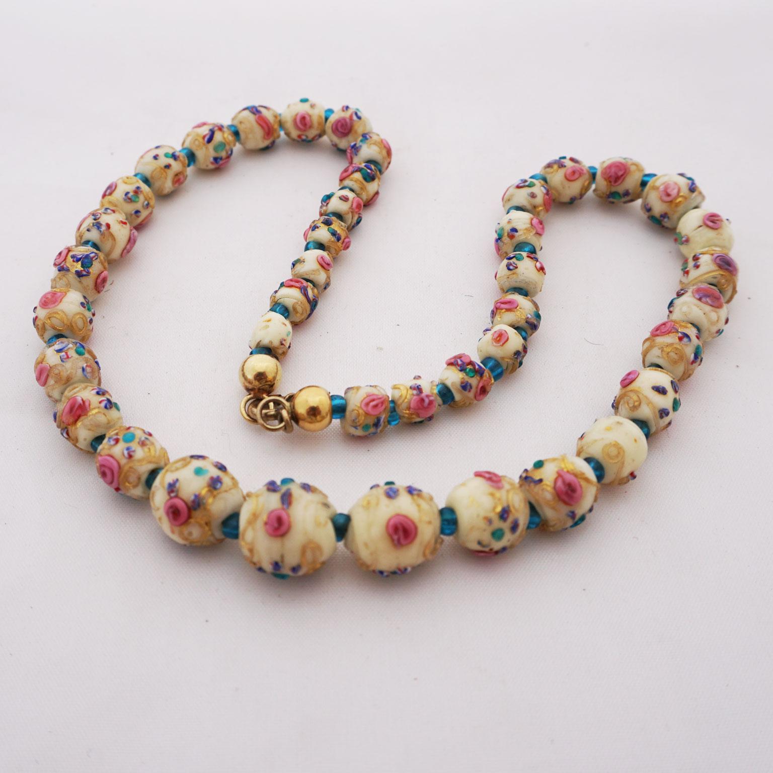 Murano necklace Millefiori around 1910 5