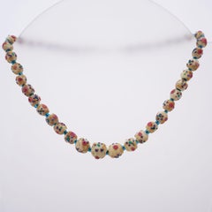 Murano necklace Millefiori around 1910