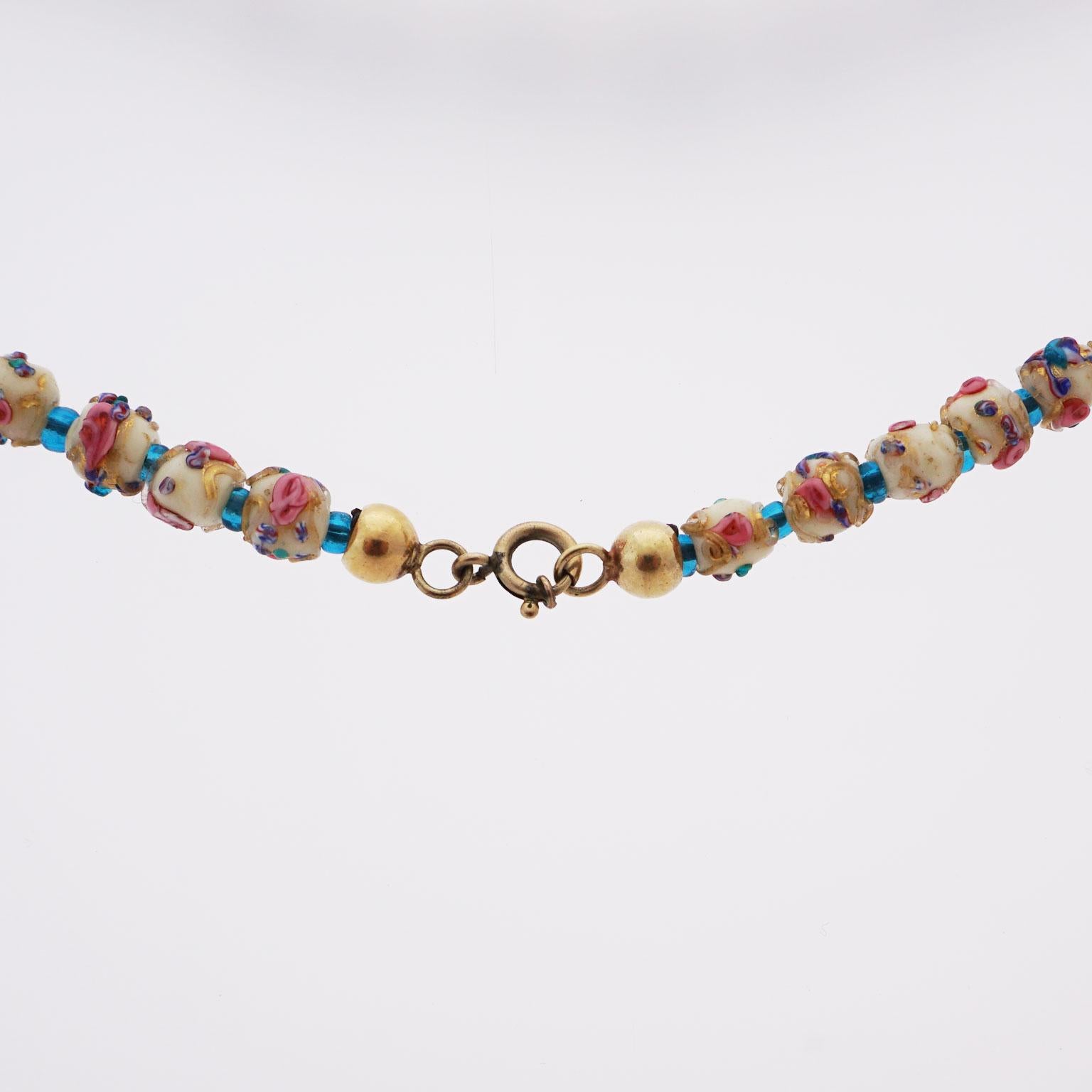Murano necklace Millefiori around 1910 4