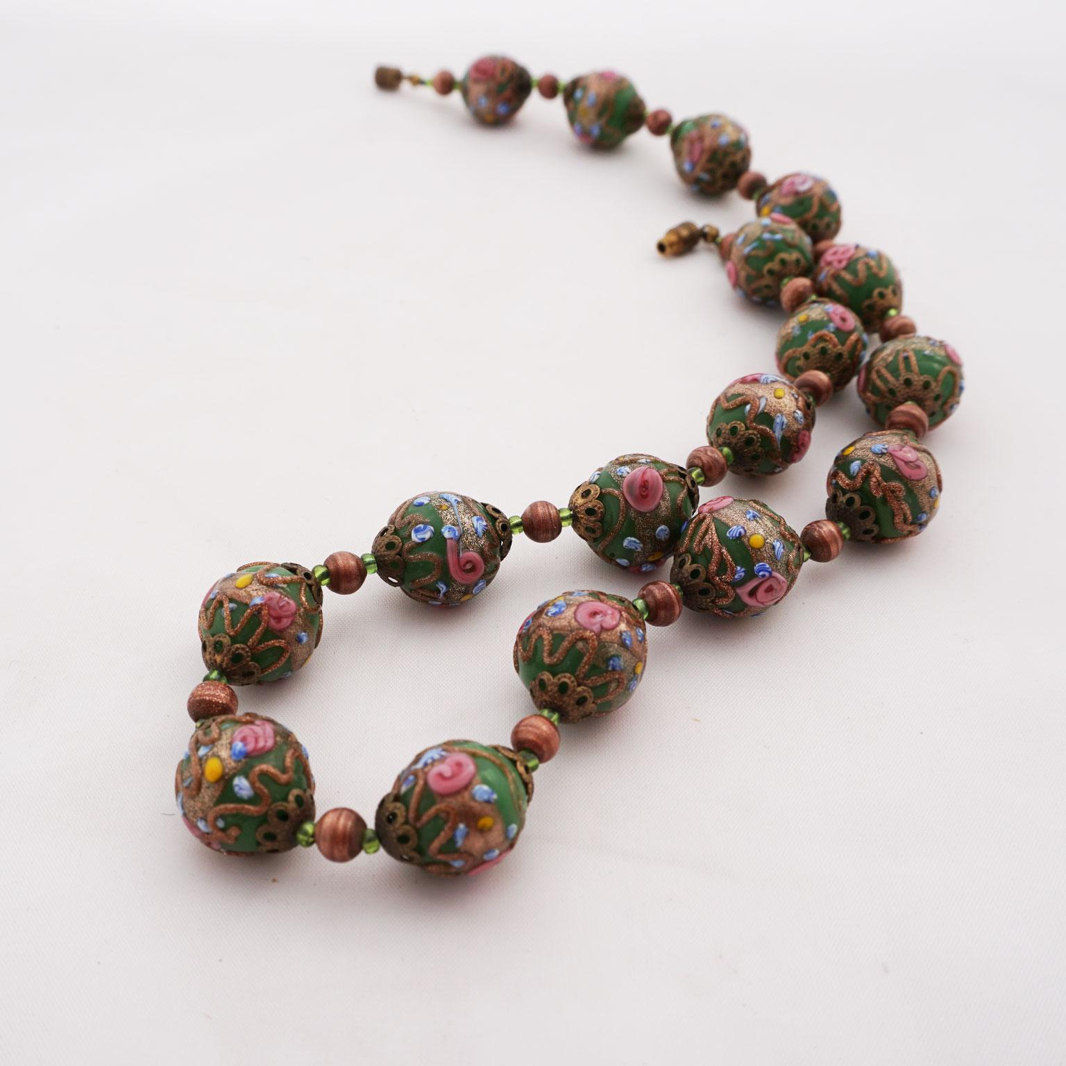 vintage murano necklace