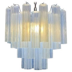 Murano Opal Glass Tronchi Chandelier