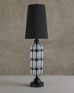 Murano Opalescent (Girasol) Mid Century Table Lamp