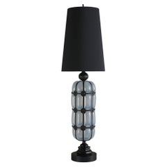 Lampe de table Murano opalescente (Girasol) du milieu du siècle dernier
