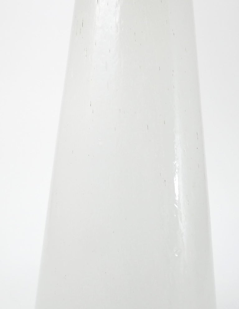Murano Glass Murano Opaline Glass Table Lamp, 1970s For Sale
