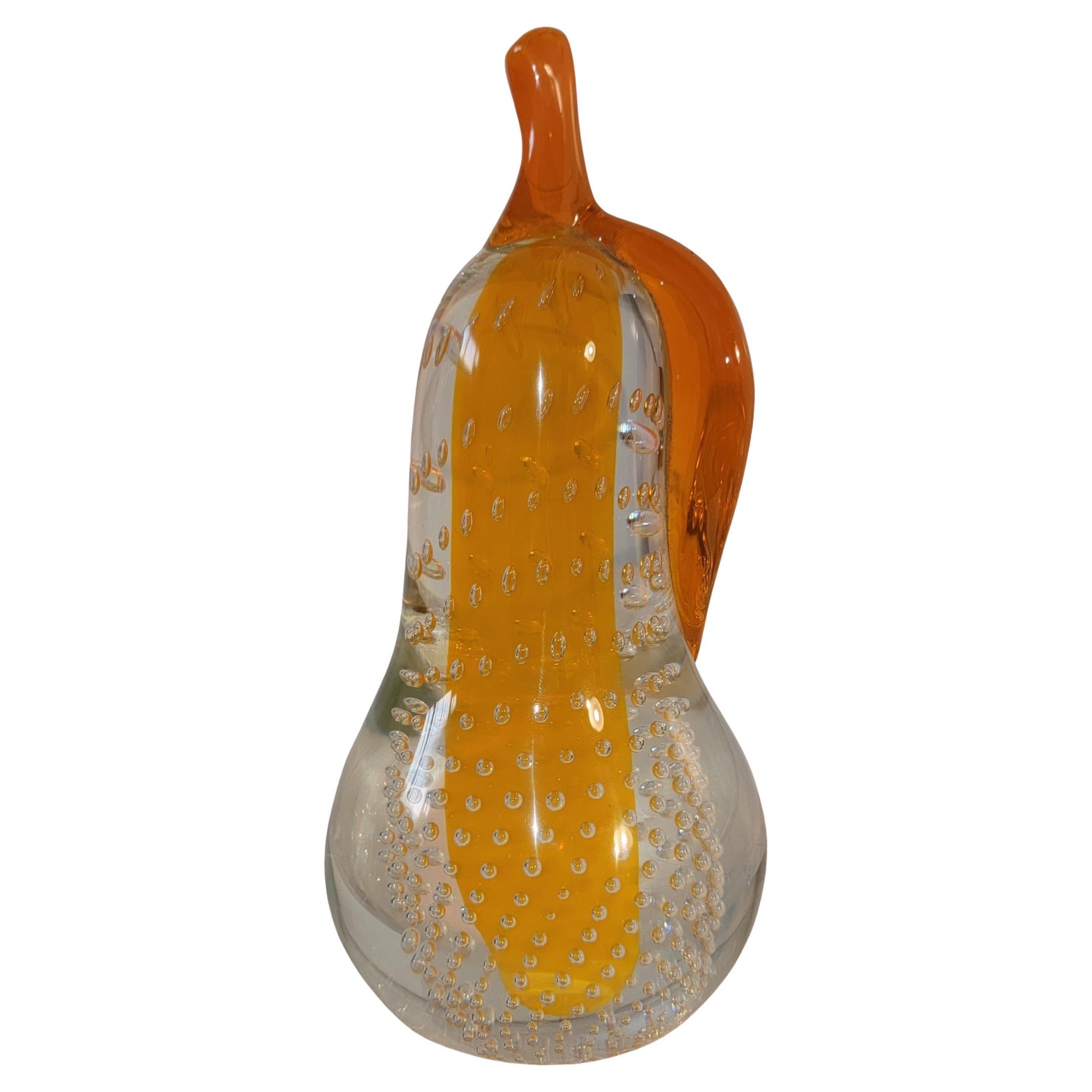 Murano Orange Birne im Angebot