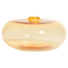 Vase ovoïde en ambre de Murano