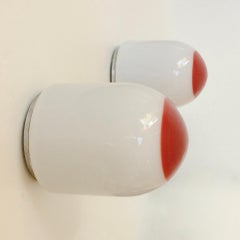 Murano Pair of Sconces, Renato Toso for Leucos, circa 1972, Italy
