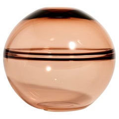Murano Pale Coffee Orb Vase