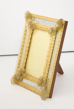 Murano Pale Yellow Picture Frame