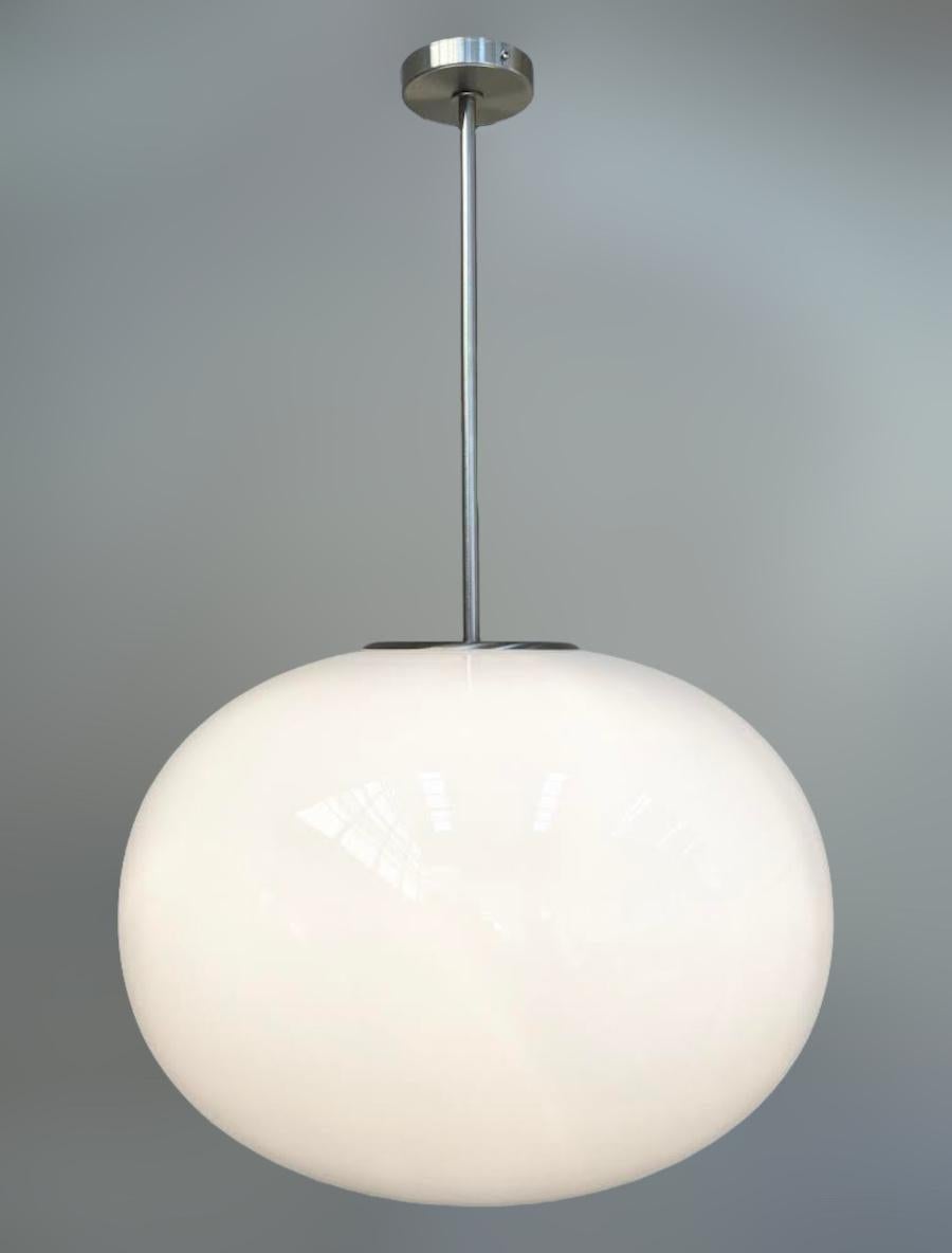 Mid-Century Modern Lampe à suspension bulle de Murano par Fabio Ltd en vente