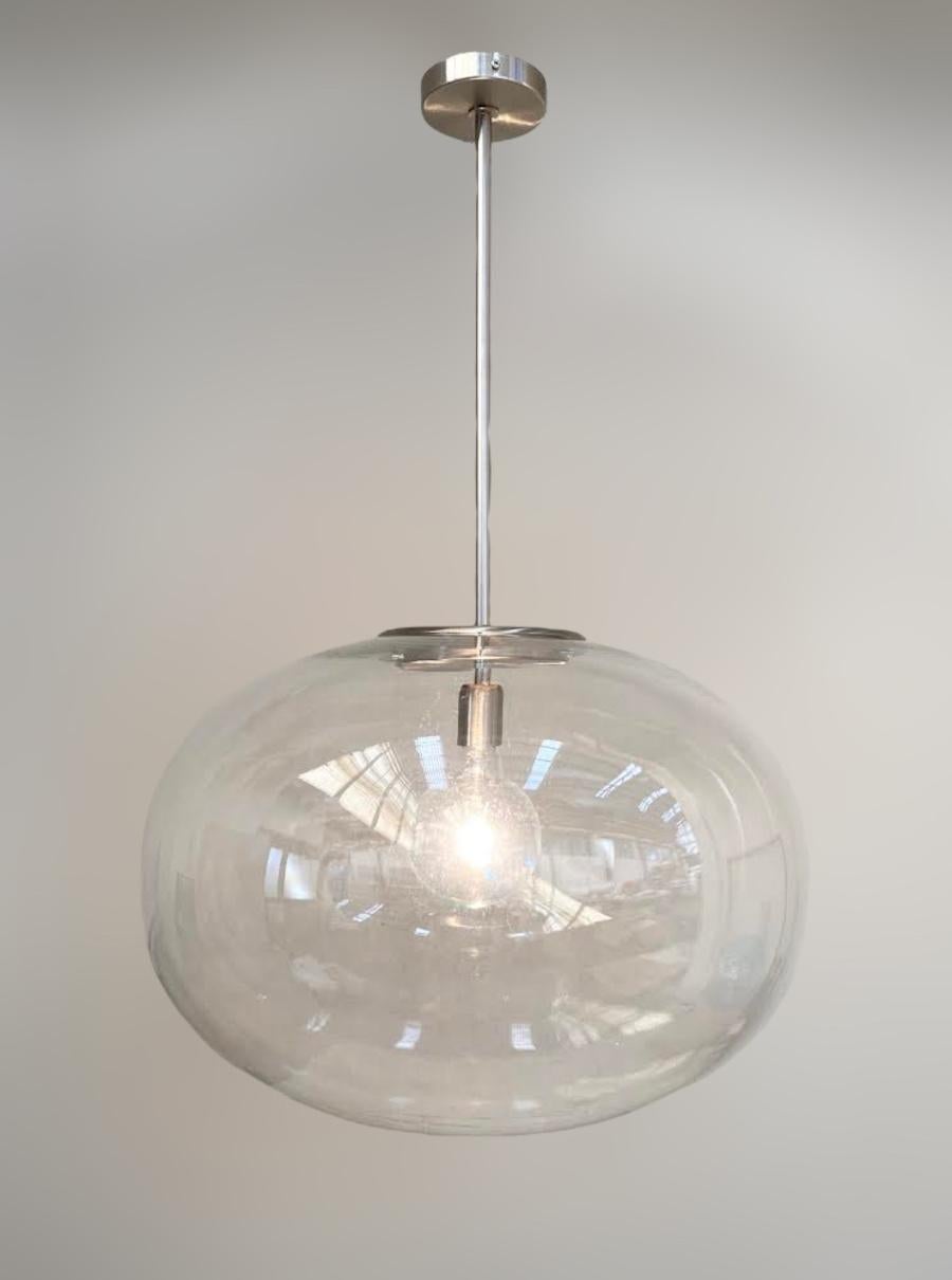 Mid-Century moderno Ciondolo a forma di ciottolo di Murano di Fabio Ltd in vendita
