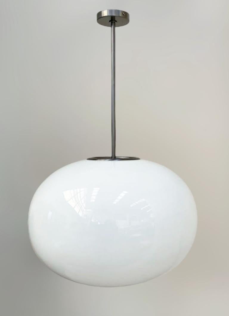 Mid-Century Modern Murano Pebble Pendant by Fabio Ltd For Sale